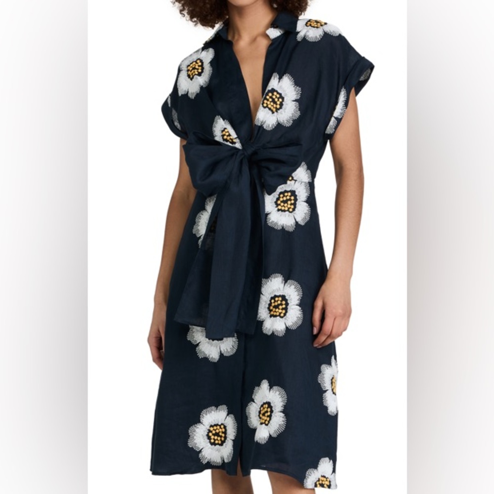 RARE Silvia Tcherassi Paloma dress in anemone SMALL NWT
